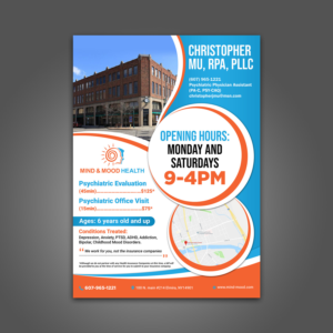 Mind and Mood Health Flyer (new business startup) | Flyer-Design von aspiremedia