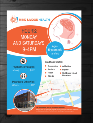 Mind and Mood Health Flyer (new business startup) | Flyer-Design von innovative earth