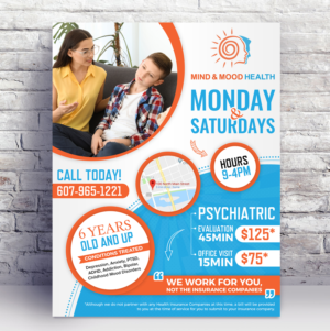 Mind and Mood Health Flyer (new business startup) | Flyer Design by SAI DESIGNS