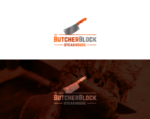 The Butcher Block  Steakhouse  | Logo Design by MrBranding