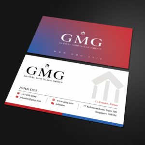 Asia based real estate financing firm needs and AWESOME design for a biz card -Global Mortgage Group | Business Card Design by Sandaruwan