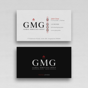 Asia based real estate financing firm needs and AWESOME design for a biz card -Global Mortgage Group | Business Card Design by WebixBD