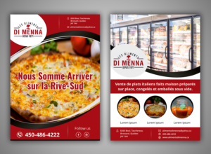 Les Aliments Di Menna      2 sided flyer | Flyer Design by ecorokerz