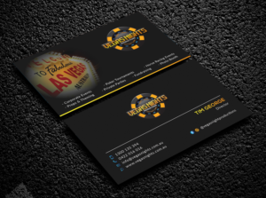 Vegas Nights Fun Casino Entertainment | Visitenkarten-Design von Bold Pixels