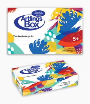 Design an artistic, fresh and fun image/logo for an Art Box and make a little child smile | Packaging Design by ELOISE LIND