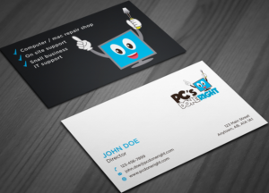 Computer repair shop  | Business Card Design by haru_ichiban