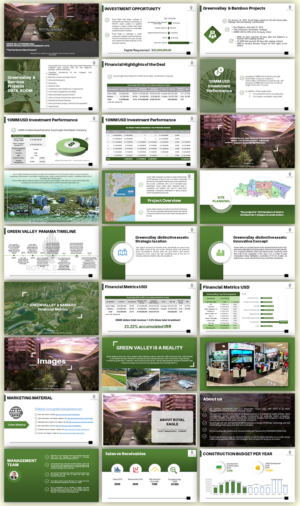 GREENVALLEY AND BAMBOO REAL ESTATE PROJECT | PowerPoint Design by IndreDesign