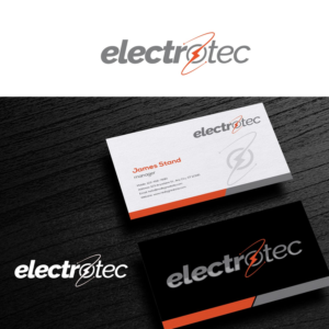 Logo and Business Card Design by thoughtworks for Electrotec Electrical Contractors Ltd | Design #21539762