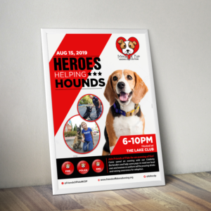 Friends of FIDO Fundraiser Flyer for shelter dogs | Flyer Design by aspiremedia