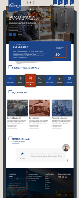 Inno Tech New Website Design | Web-Design von Ved Web Services