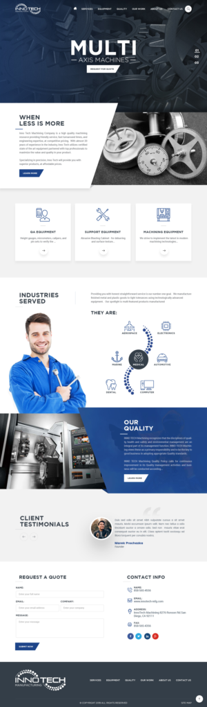 Inno Tech New Website Design | Web-Design von syrwebdevelopment