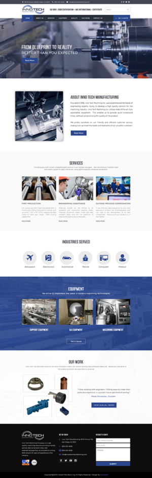 Inno Tech New Website Design | Web-Design von Da Miracle