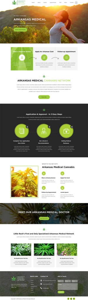 Medical Cannabis Network Website  | Web Design by Jarry199776