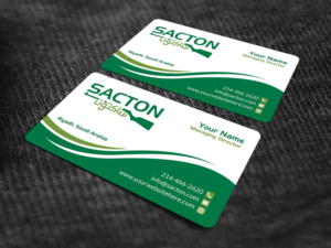 Sacton | Business Card Design by Sandaruwan