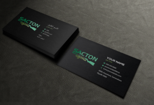 Sacton | Business Card Design by Riz'