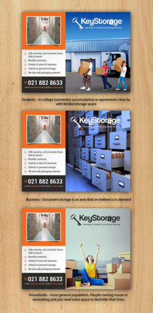 Self Storage facility in South Africa needs marketing flyers | Flyer Design by ecorokerz