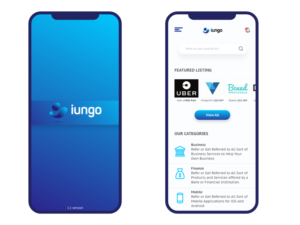 IUNGO MOBILE APP RE-DESIGN - MINIMALISTIC AND CLEAN DESIGN | App Design by mobileAppSL