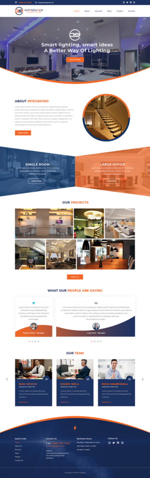 A new website for Electrical Contractor Business | Web Design by Ved Web Services