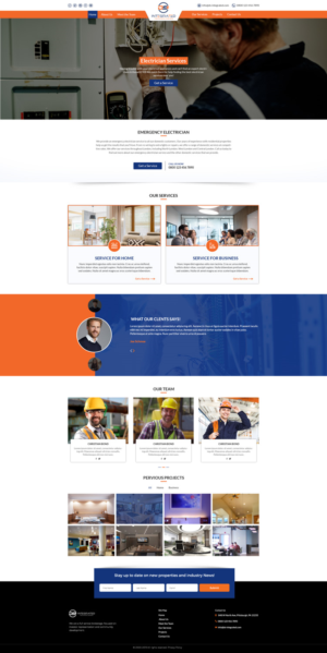 A new website for Electrical Contractor Business | Web-Design von Kingdom Vision