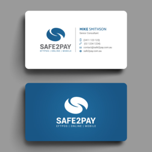 Safe2Pay - a fintech company - business card | Business Card Design by alex_etel