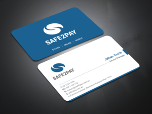 Safe2Pay - a fintech company - business card | Business Card Design by Uttom 2