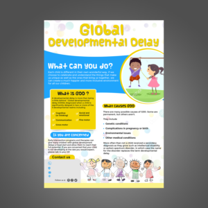 Global Developmental Delay Awareness Day Poster | Grafik-Design von Schöpfer