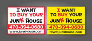 Junk house real estate investment company needs a poster design  | Poster Design by Maestroto