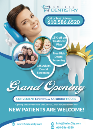 Smiles Dentistry - Flyer - Modern & Eye catching campaign flyer | Flyer-Design von designgreen