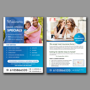 Smiles Dentistry - Flyer - Modern & Eye catching campaign flyer | Flyer-Design von ecorokerz