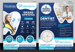 Smiles Dentistry - Flyer - Modern & Eye catching campaign flyer | Flyer-Design von SAI DESIGNS