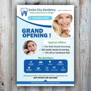 Smiles Dentistry - Flyer - Modern & Eye catching campaign flyer | Flyer-Design von Schöpfer