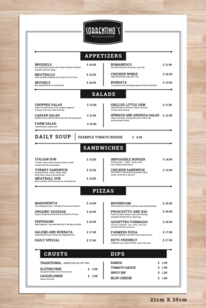 Menu Design by PointGrfx