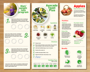 Infographics Design for Health/Weight loss Blog | Grafik-Design von DesignerGuide