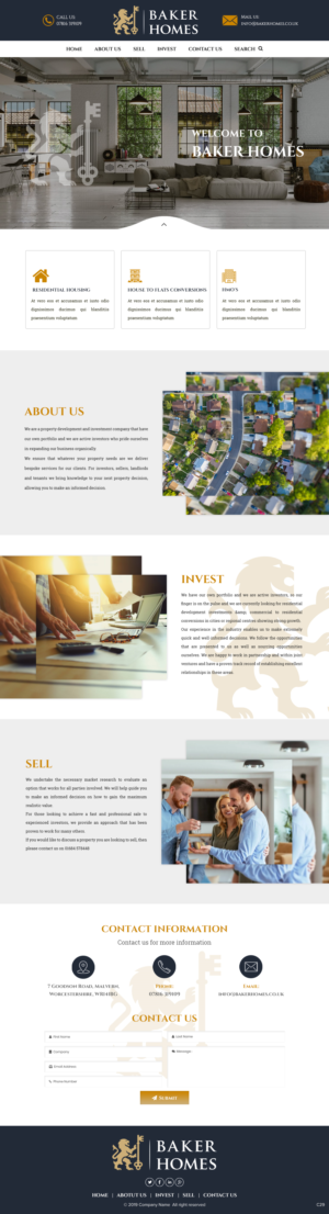 Web Design by pb for this project | Design #21597415