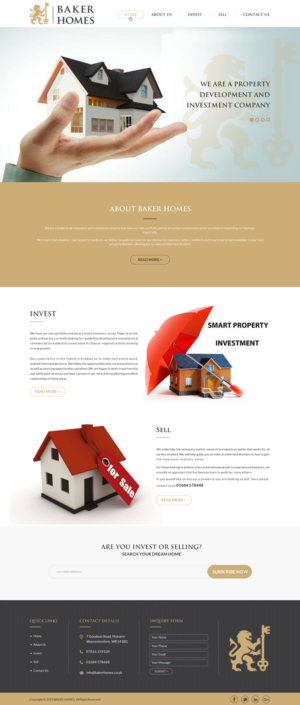 property investment and development company needs a website | Web Design by Infinitive Technology