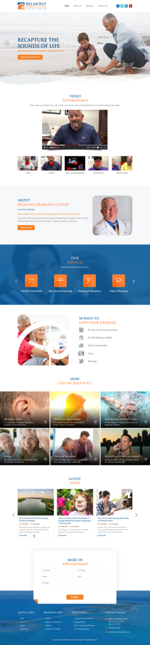 Love Your Hearing - Life Sounds Good | Web Design by Sbss