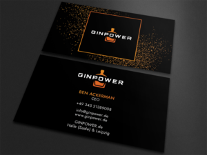 GINPOWER - Modern and Noble Business Card Design | Business Card Design by Moumita_