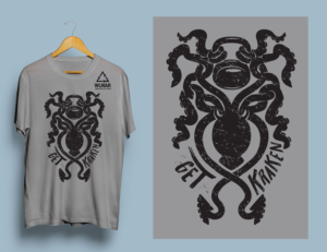 Get Kraken on a gray T-Shirt for my gym | T-shirt Design by Phantom007