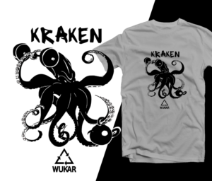 Get Kraken on a gray T-Shirt for my gym | T-shirt Design by Tomi Ax