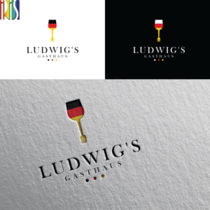 Ludwig's Gasthaus  | Logo Design by Iris 3