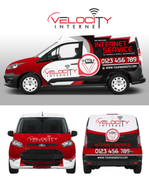 Need Car Warp for Wireless Internet Service Provider | Stationery Design by SAI DESIGNS