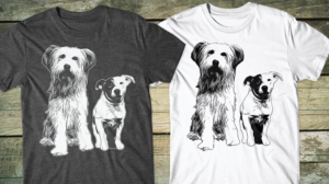 Dog Print | T-shirt Design by db1404