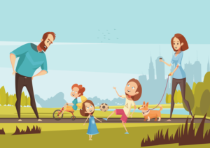 Create an illustration of a busy family | Grafik-Design von Pinky 