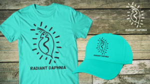 Radiant Daphnia:  A shirt for scientists | T-shirt Design by db1404