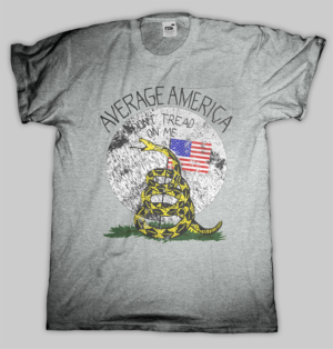 SHIRT DESIGN FOR AVERAGE AMERICA, WHATS CLICHE AMERICAN TO YOU? | T-shirt Design by dundun