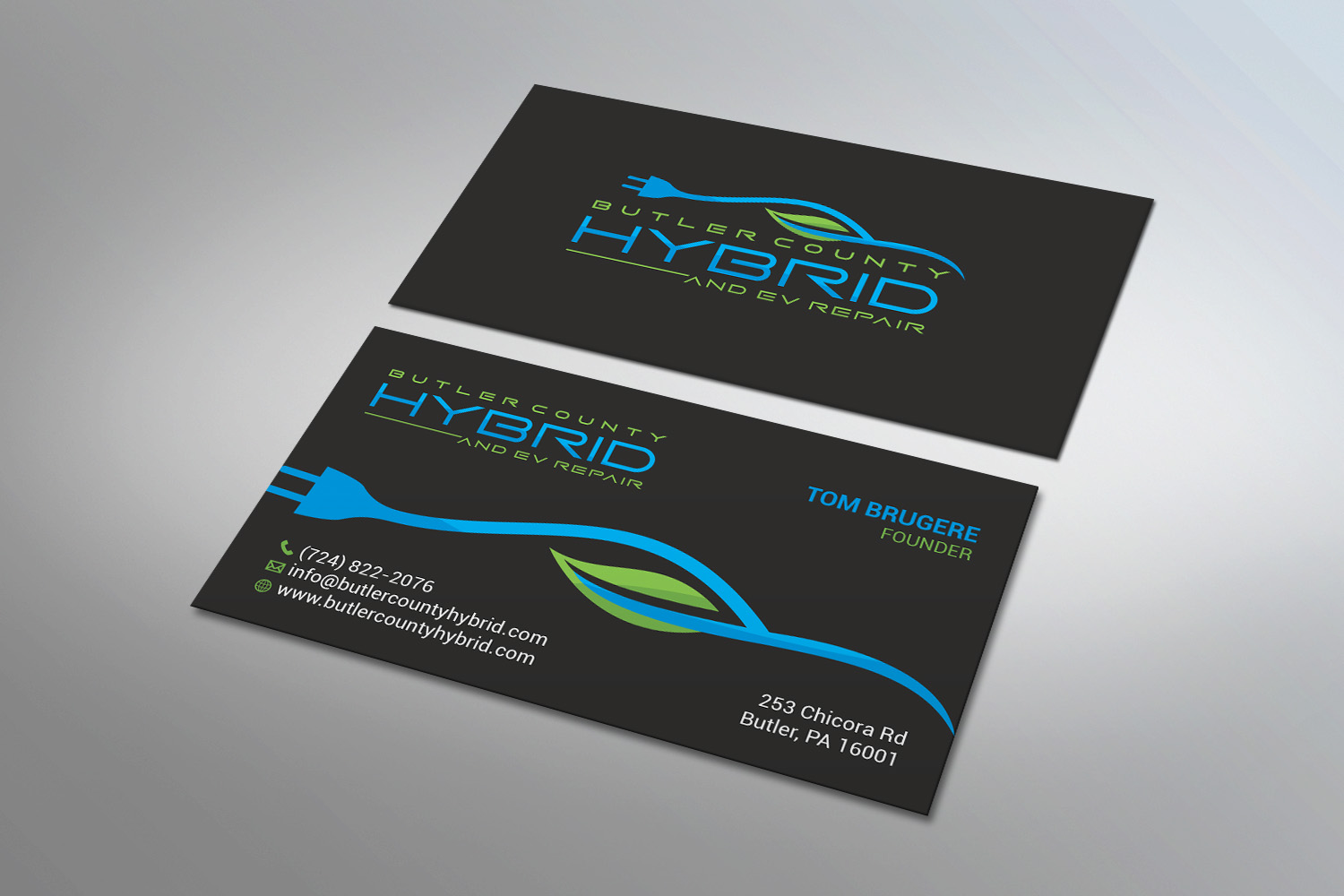 Business Card Design by MDesign for Butler County Hybrid | Design #21669283