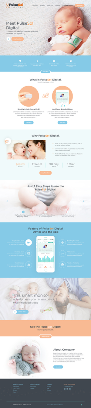 Private launch of Moomi, the smart baby sleep tracker  | Web Design by Ved Web Services