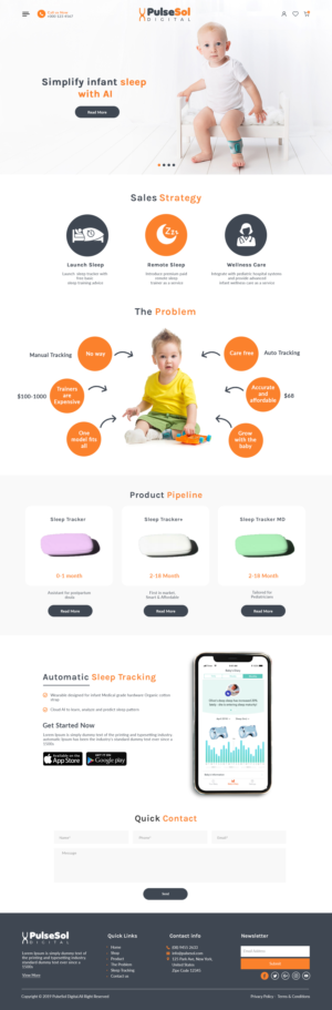 Private launch of Moomi, the smart baby sleep tracker  | Web Design by bdesigner9