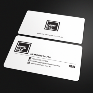 Pruni and Co Business Card Design  | Business Card Design by Sandaruwan