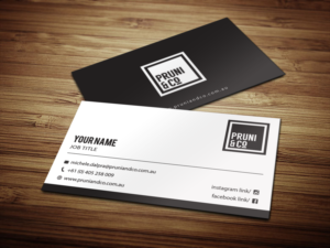 Business Card Design by Riz' for Pruni and Co | Design #21663099